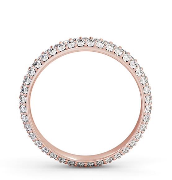 Full Eternity 0.75ct Round Diamond Pave Style Ring 18K Rose Gold FE37_RG_THUMB1 