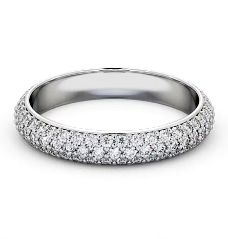 Full Eternity 0.75ct Round Diamond Pave Style Ring 18K White Gold FE37_WG_THUMB2 