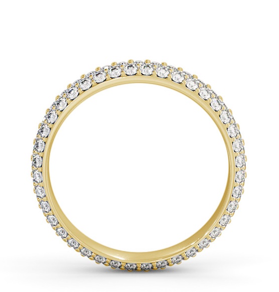 Full Eternity 0.75ct Round Diamond Pave Style Ring 9K Yellow Gold FE37_YG_THUMB1 