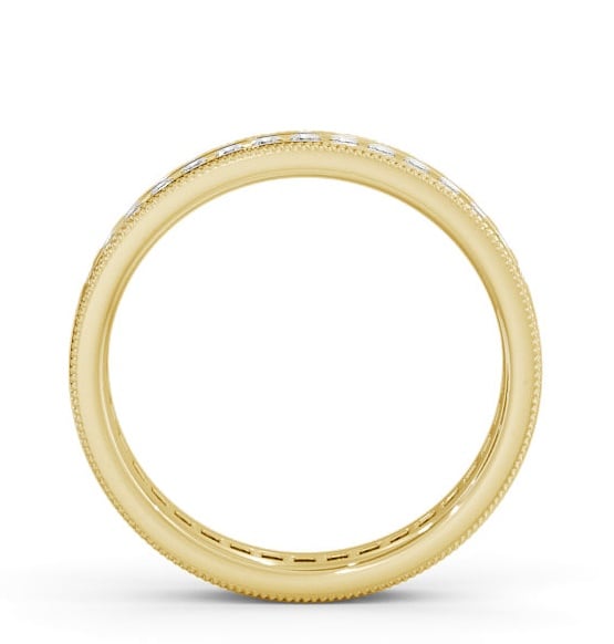 Full Eternity Round Diamond Vintage Style Ring 9K Yellow Gold FE39_YG_THUMB1 