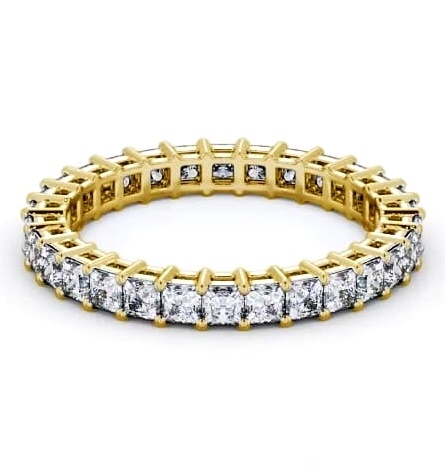 Full Eternity Princess Diamond Classic Style Ring 18K Yellow Gold FE3_YG_thumb1.jpg