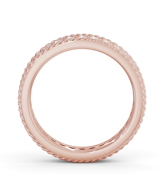 Full Eternity Round Diamond Rope Design Ring 9K Rose Gold FE41_RG_THUMB1 