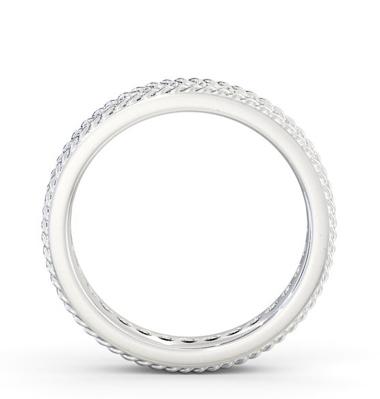 Full Eternity Round Diamond Rope Design Ring 18K White Gold FE41_WG_THUMB1 