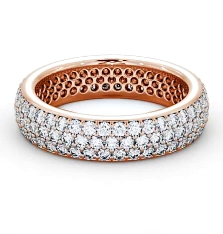 Full Eternity 1.20ct Round Diamond Pave Ring 18K Rose Gold FE44_RG_THUMB2 