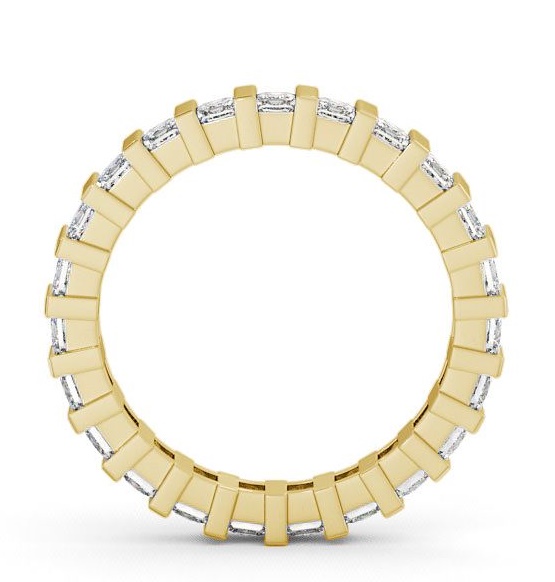 Full Eternity Princess Diamond Tension Set Ring 18K Yellow Gold FE4_YG_THUMB1 