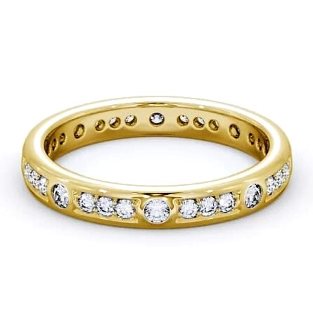 Full Eternity 0.48ct Round Channel and Flush Ring 18K Yellow Gold FE52_YG_THUMB1