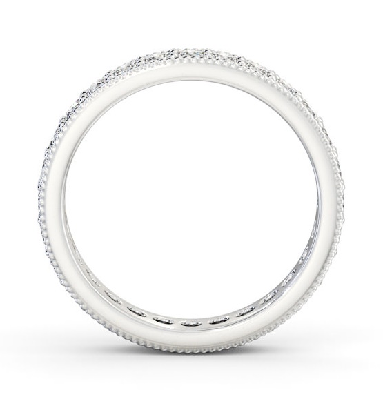 Full Eternity Round Diamond Vintage Style Ring 18K White Gold FE54_WG_THUMB1 