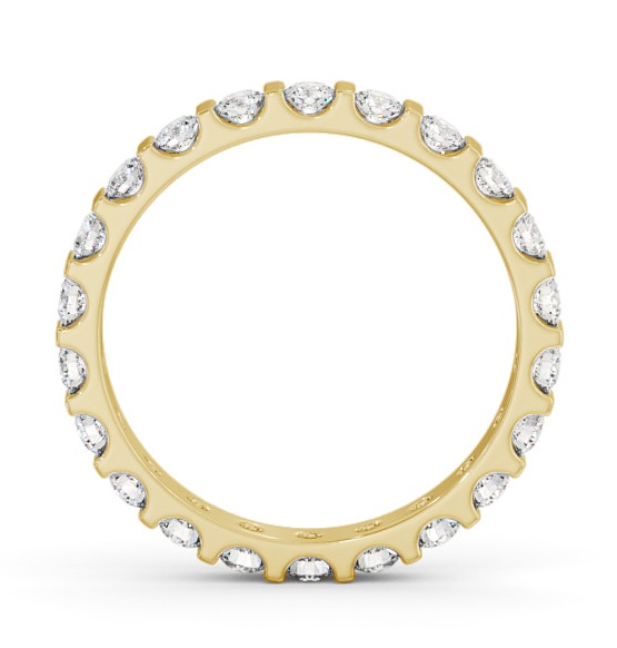 Full Eternity Round Diamond Tension Set Ring 18K Yellow Gold FE57_YG_THUMB1 