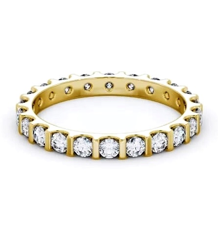 Full Eternity Round Diamond Tension Set Ring 18K Yellow Gold FE57_YG_THUMB2 