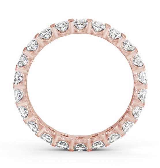 Full Eternity Princess Diamond Tension Set Ring 18K Rose Gold FE58_RG_THUMB1 