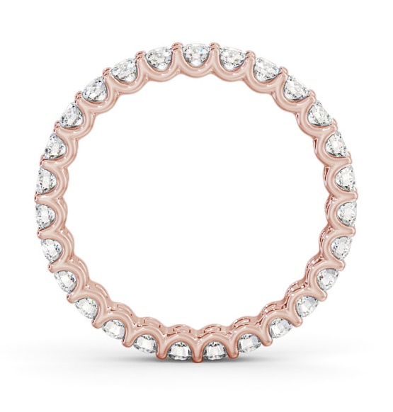 Full Eternity Round Diamond Sweeping Prongs Ring 18K Rose Gold FE59_RG_THUMB1 