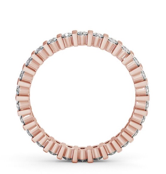 Full Eternity Round Diamond Tension Set Ring 18K Rose Gold FE5_RG_THUMB1 