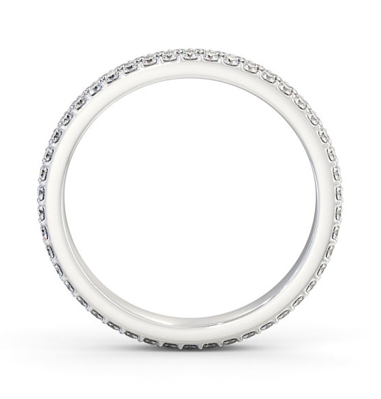 Full Eternity Round Diamond Pave Setting Ring 18K White Gold FE62_WG_THUMB1 