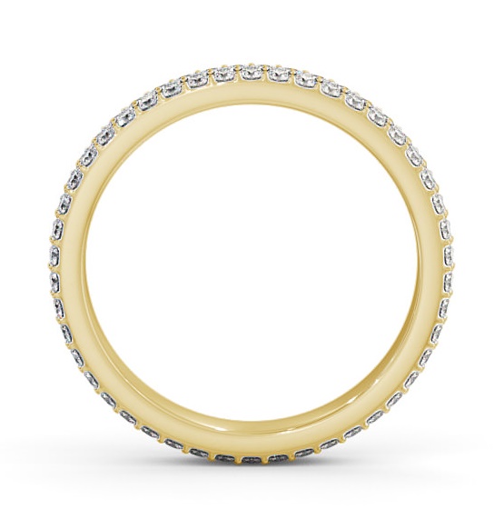 Full Eternity Round Diamond Pave Setting Ring 9K Yellow Gold FE62_YG_THUMB1 