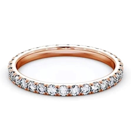 Full Eternity Round Diamond Classic Ring 18K Rose Gold FE63_RG_THUMB2 
