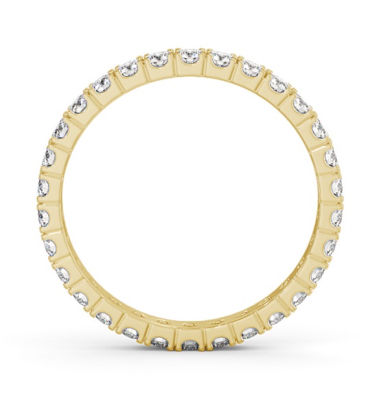 Full Eternity Round Diamond Ring 18K Yellow Gold FE64_YG_THUMB1 
