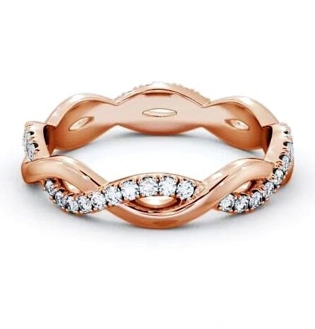 Full Eternity 0.30ct Infinity Design Diamond Ring 18K Rose Gold FE67_RG_THUMB2 