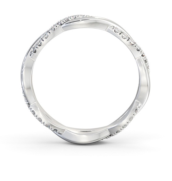 Full Eternity 0.30ct Infinity Design Diamond Ring 18K White Gold FE67_WG_THUMB1 