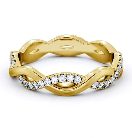 Full Eternity 0.30ct Infinity Design Diamond Ring 9K Yellow Gold FE67_YG_THUMB1