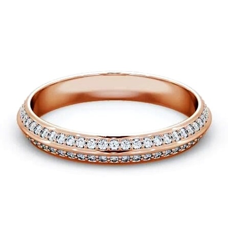 Full Eternity Knife Edge Diamond Ring 18K Rose Gold FE68_RG_THUMB2 