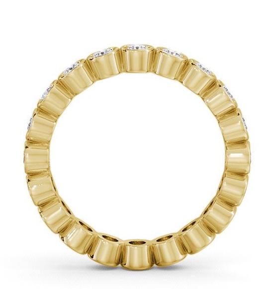 Full Eternity Round Diamond Bezel Set Ring 9K Yellow Gold FE6_YG_THUMB1 
