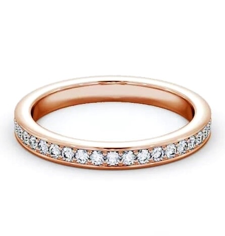 Full Eternity Round Diamond Pave Channel Ring 18K Rose Gold FE70_RG_THUMB2 