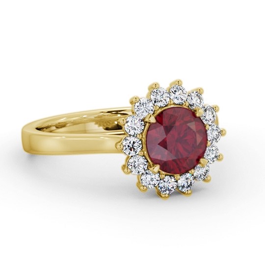 Cluster Ruby and Diamond 1.80ct Ring 18K Yellow Gold GEM108_YG_RU_THUMB2 