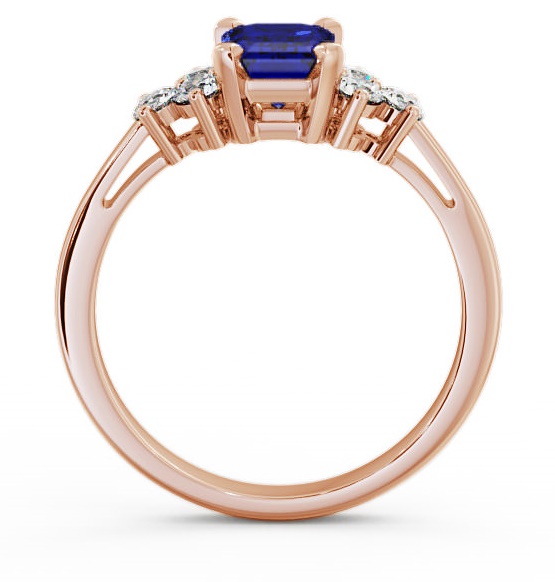 Blue Sapphire and Diamond 1.51ct Ring 9K Rose Gold GEM1_RG_BS_THUMB1 