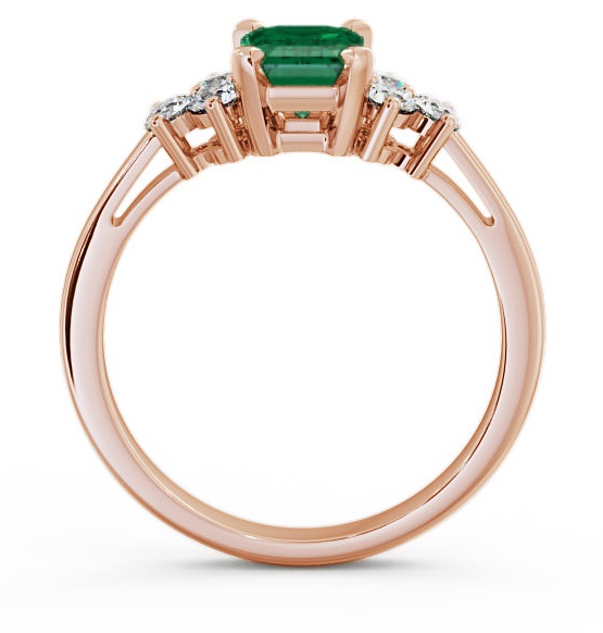Emerald and Diamond 1.26ct Ring 18K Rose Gold GEM1_RG_EM_THUMB1 