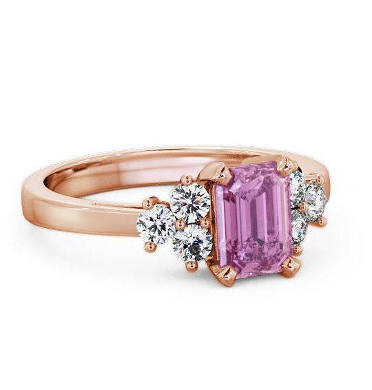 Pink Sapphire and Diamond 1.51ct Ring 18K Rose Gold GEM1_RG_PS_THUMB1