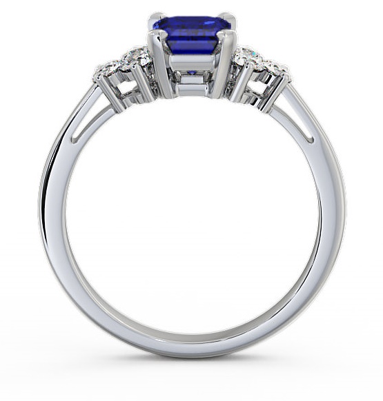 Blue Sapphire and Diamond 1.51ct Ring 18K White Gold GEM1_WG_BS_THUMB1 