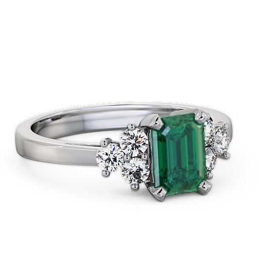 Emerald and Diamond 1.26ct Ring Platinum GEM1_WG_EM_THUMB1