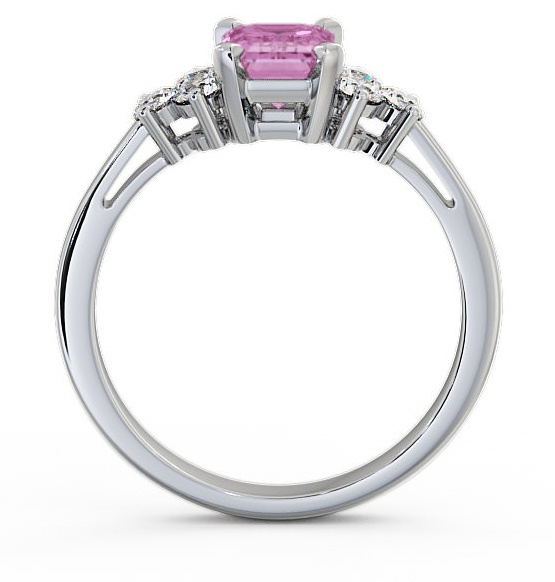 Pink Sapphire and Diamond 1.51ct Ring 18K White Gold GEM1_WG_PS_THUMB1 