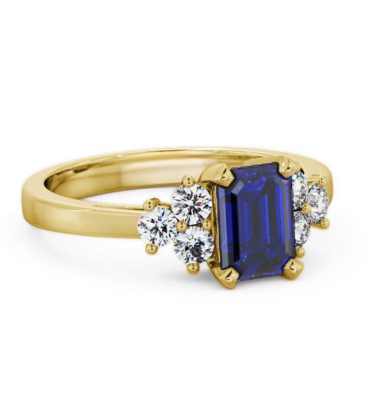 Blue Sapphire and Diamond 1.51ct Ring 18K Yellow Gold GEM1_YG_BS_THUMB1