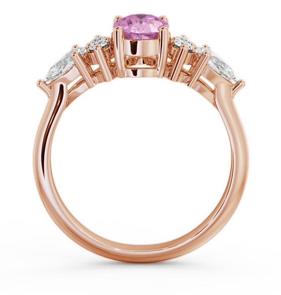 Pink Sapphire and Diamond 1.42ct Ring 18K Rose Gold GEM2_RG_PS_THUMB1 