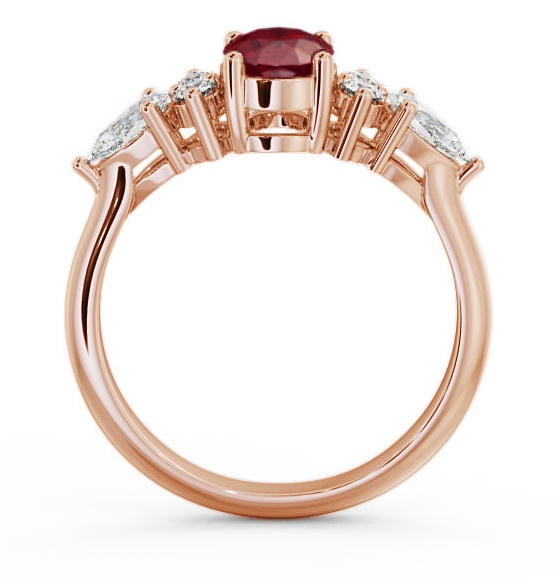 Ruby and Diamond 1.42ct Ring 18K Rose Gold GEM2_RG_RU_THUMB1 