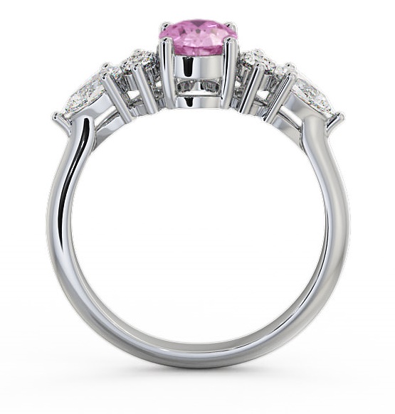 Pink Sapphire and Diamond 1.42ct Ring 18K White Gold GEM2_WG_PS_THUMB1 