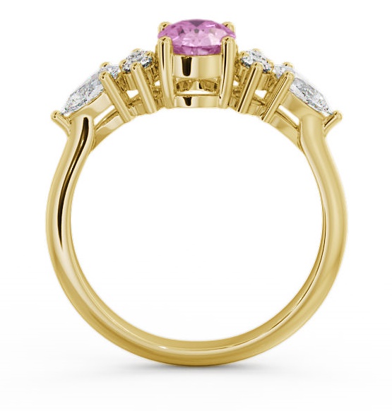 Pink Sapphire and Diamond 1.42ct Ring 18K Yellow Gold GEM2_YG_PS_THUMB1 