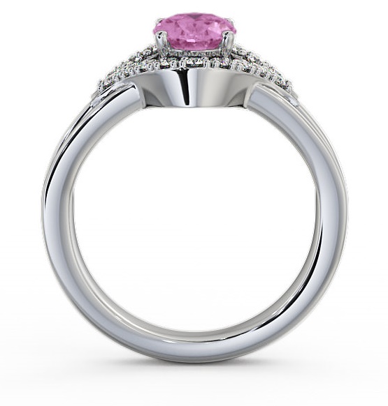 Pink Sapphire and Diamond 1.18ct Ring 18K White Gold GEM4_WG_PS_THUMB1 