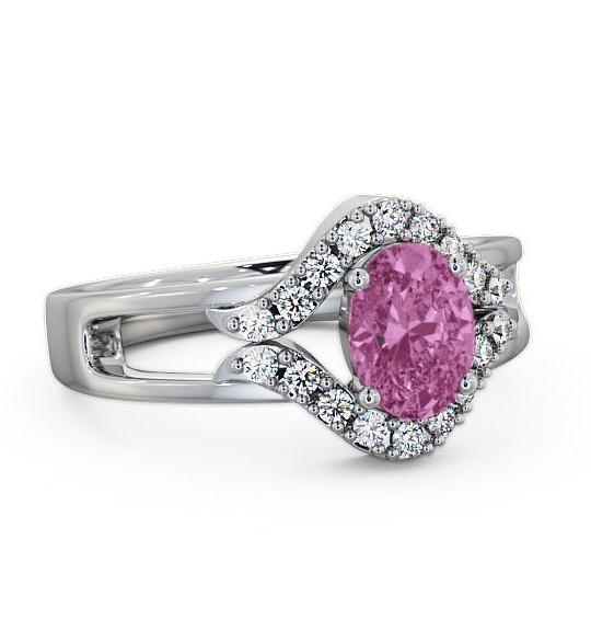 Pink Sapphire and Diamond 1.18ct Ring 18K White Gold GEM4_WG_PS_THUMB2 
