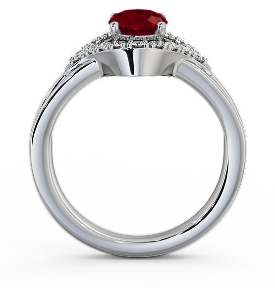 Ruby and Diamond 1.18ct Ring 18K White Gold GEM4_WG_RU_THUMB1 