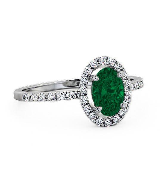 Halo Emerald and Diamond 1.03ct Ring Palladium GEM5_WG_EM_THUMB1