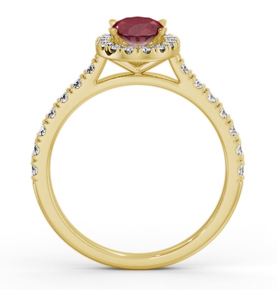 Halo Ruby and Diamond 1.50ct Ring 18K Yellow Gold GEM74_YG_RU_THUMB1 