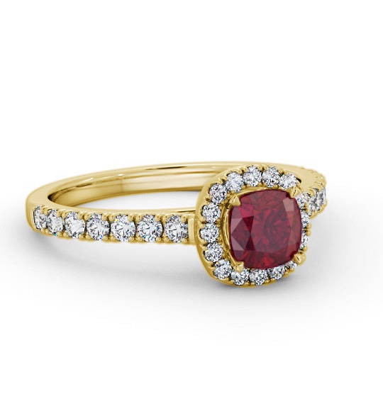 Halo Ruby and Diamond 1.20ct Ring 18K Yellow Gold GEM77_YG_RU_THUMB2 
