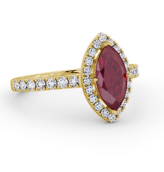 Halo Ruby and Diamond 1.05ct Ring 18K Yellow Gold GEM81_YG_RU_THUMB2 