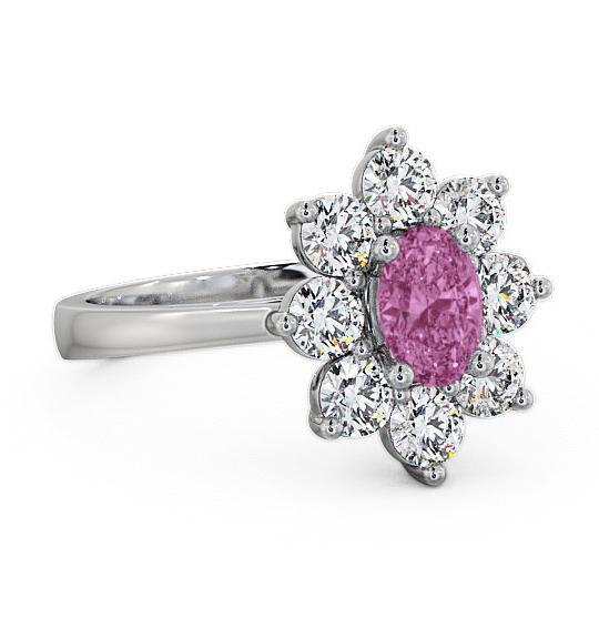 Cluster Pink Sapphire and Diamond 1.80ct Ring 18K White Gold GEM8_WG_PS_THUMB2 