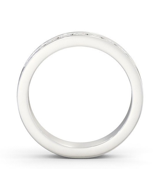 Half Eternity Princess Diamond Channel Set Ring 18K White Gold HE10_WG_THUMB1 