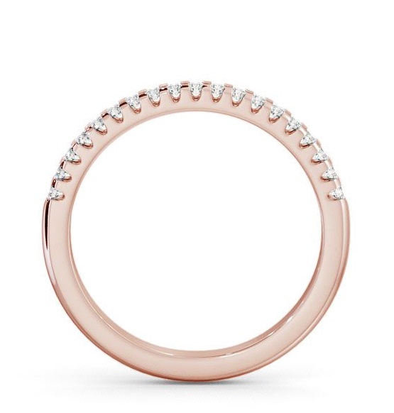 Half Eternity Round Diamond Classic Style Ring 18K Rose Gold HE14_RG_THUMB1 