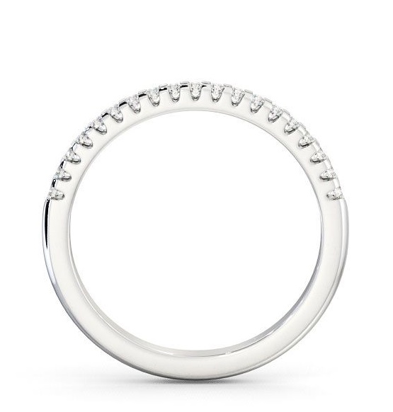 Half Eternity Round Diamond Classic Style Ring Palladium HE14_WG_THUMB1 