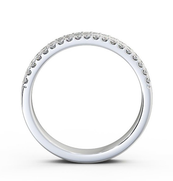 Half Eternity Round Diamond Double Channel Ring 9K White Gold HE24_WG_THUMB1 